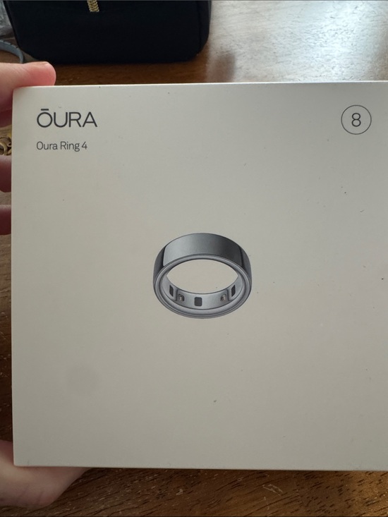 Oura Accessories - Oura Ring 4 Smart Ring - Silver (Size 8)